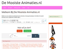 Tablet Screenshot of de-mooiste-animaties.nl